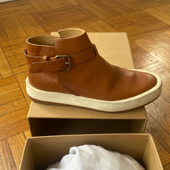 FEIT Jodhpur Leather Chelsea Buckle Boot 37 - Picture 2 of 11